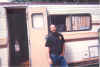 David in front of the motorhome